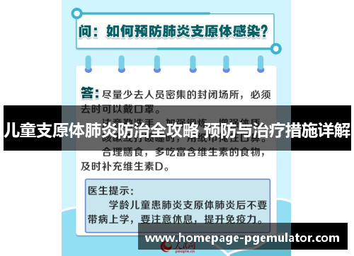 儿童支原体肺炎防治全攻略 预防与治疗措施详解
