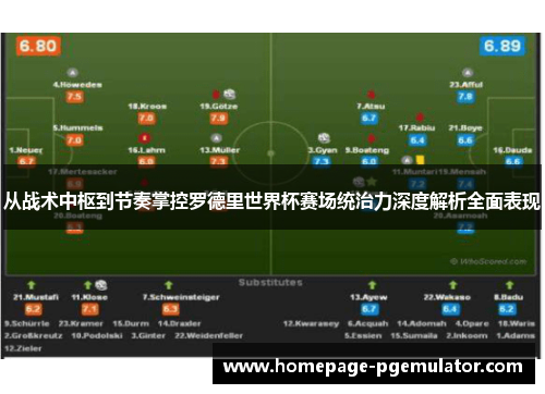 从战术中枢到节奏掌控罗德里世界杯赛场统治力深度解析全面表现
